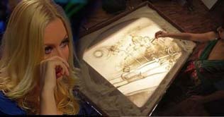 Ukrainian sand animator Simonova brings nation to tears